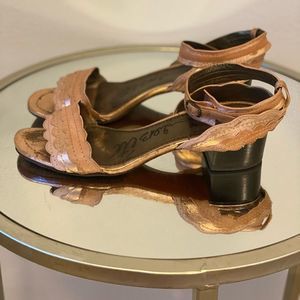 Lanvin summer sandals 2013 ete. Flaws pictured. Pink & rose gold.